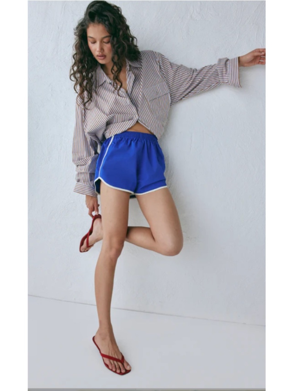 VRG GRL Rory Royal Blue Shorts | Size Small AU8